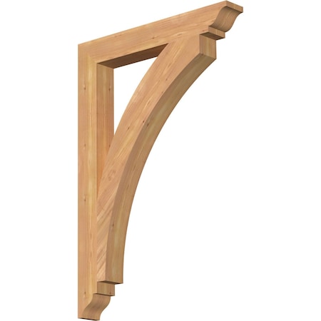 Ekena Millwork Thorton Traditional Smooth Bracket, Western Red Cedar, 3 1/2"W x 26"D x 38"H BKT04X26X38THR01SWR